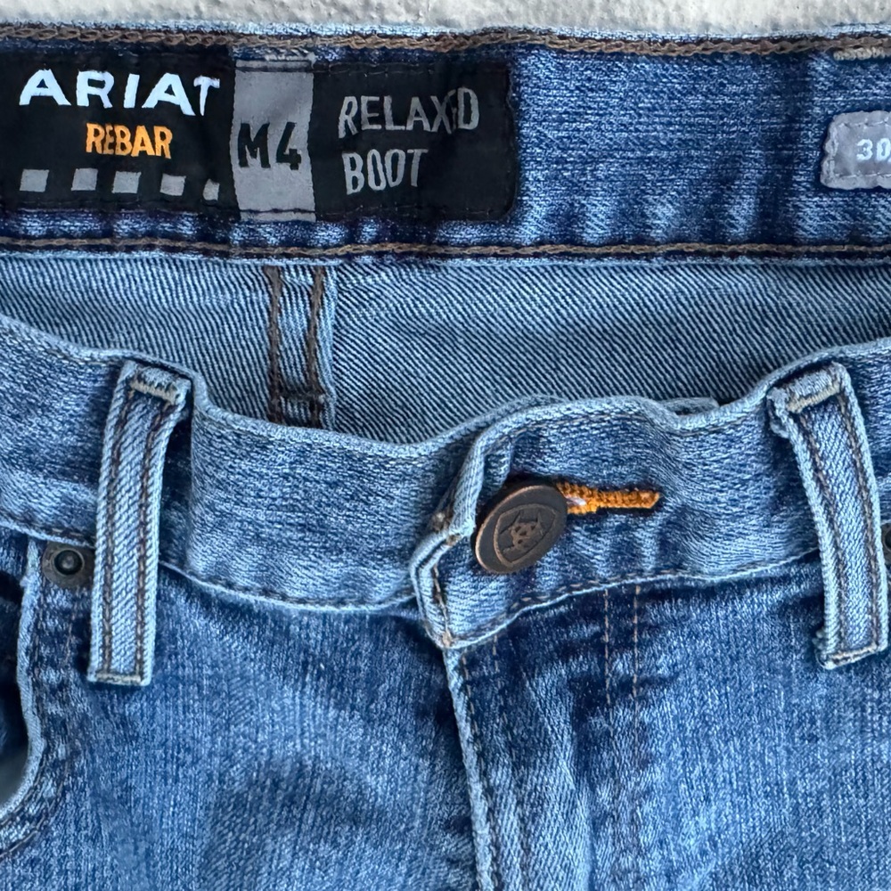 Ariat Rebar M4 Relaxed Boot Jeans Size 30/30